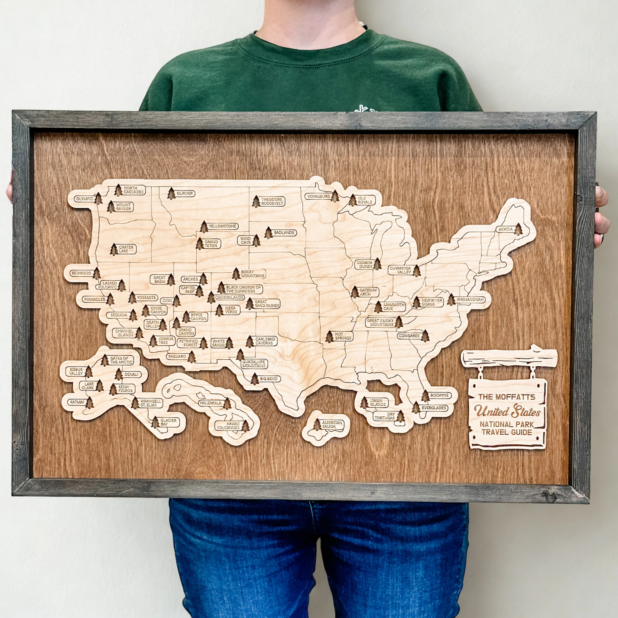 Fillable National Parks Travel Map – Canada or USA - Image 5