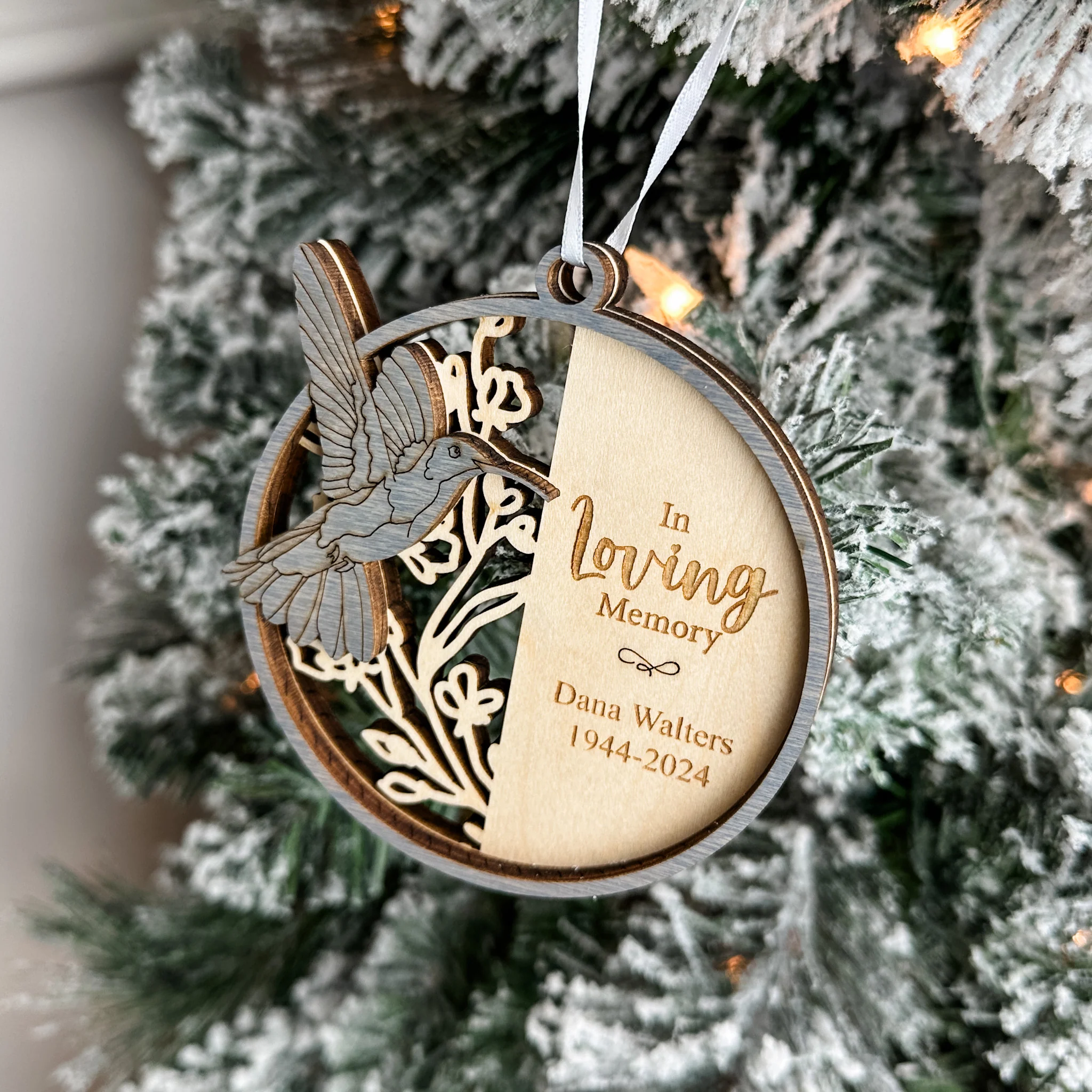 Memorial Butterfly, Dragonfly & Hummingbird Ornament - Image 8