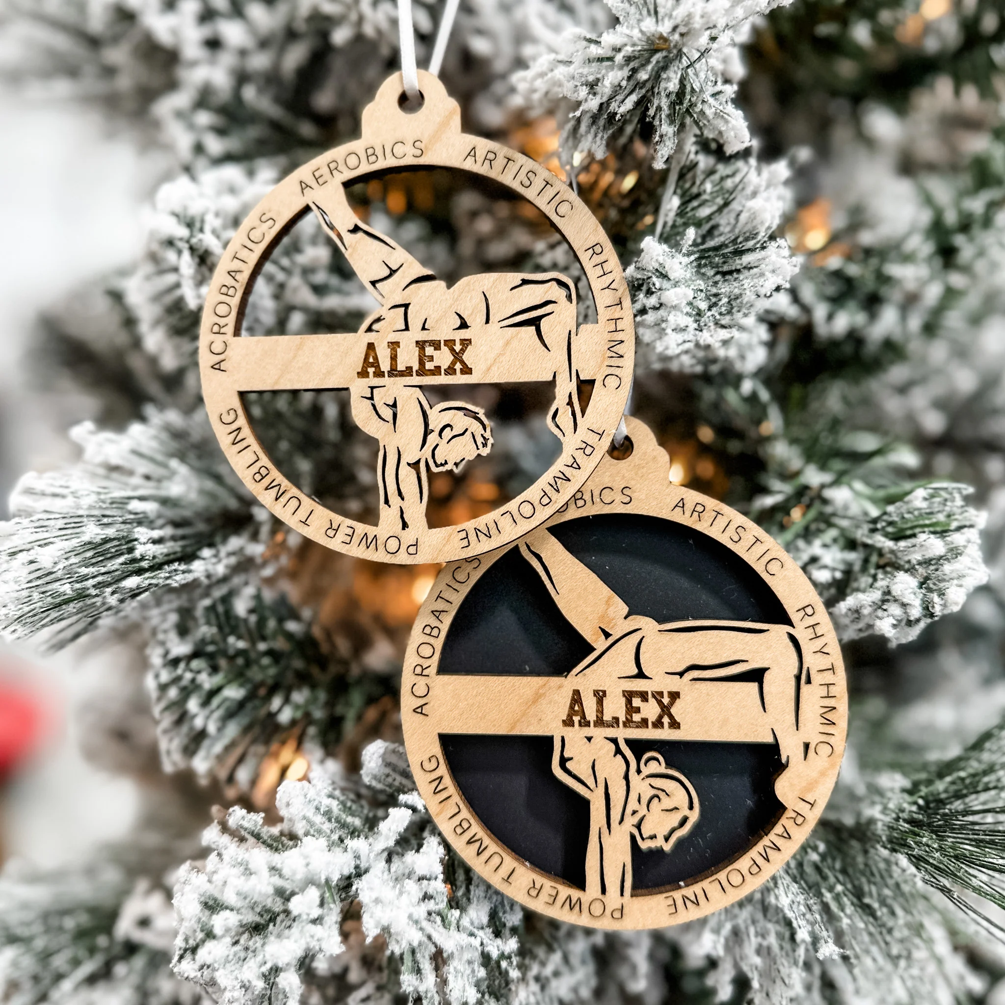 Personalized Individual Sports Ornaments (Golf, Track, and 21 Others) - Image 26