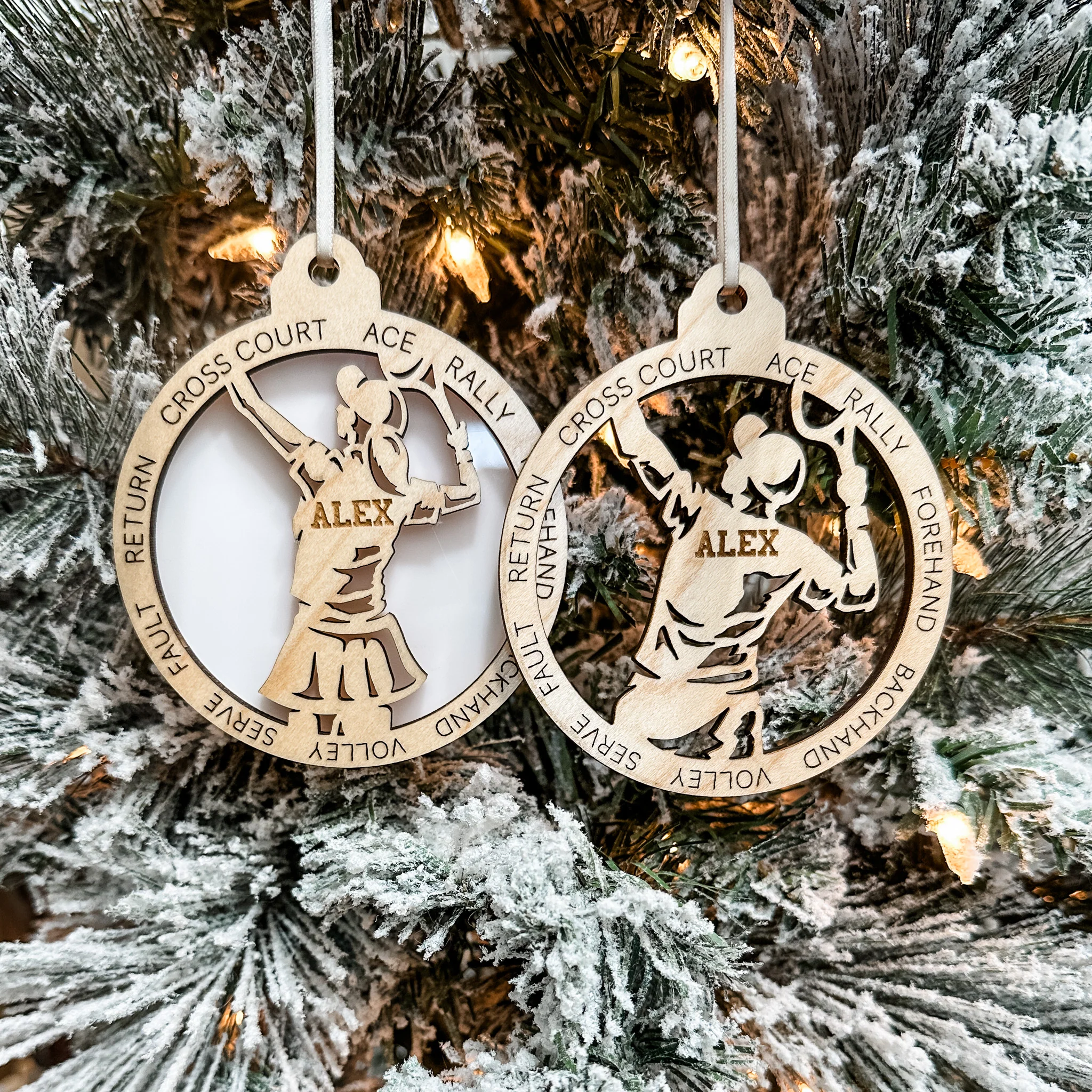 Personalized Individual Sports Ornaments (Golf, Track, and 21 Others) - Image 39
