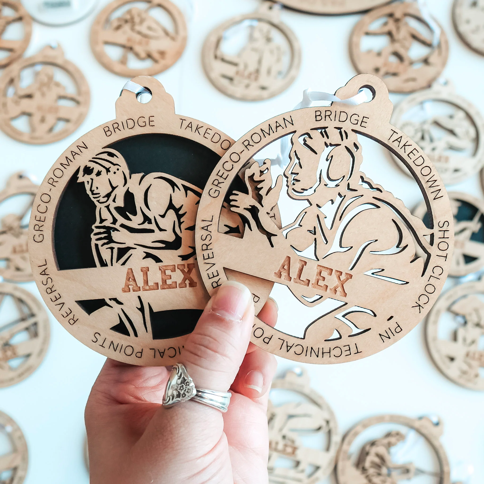 Personalized Individual Sports Ornaments (Golf, Track, and 21 Others) - Image 44