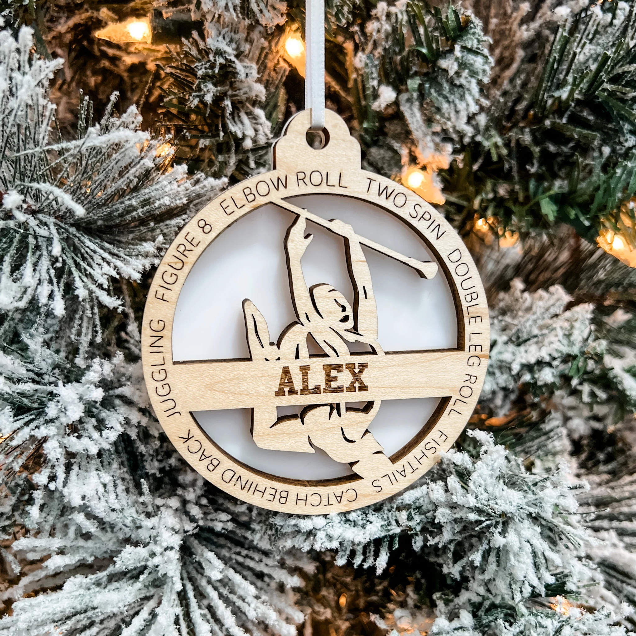 Personalized Individual Sports Ornaments (Golf, Track, and 21 Others) - Image 6