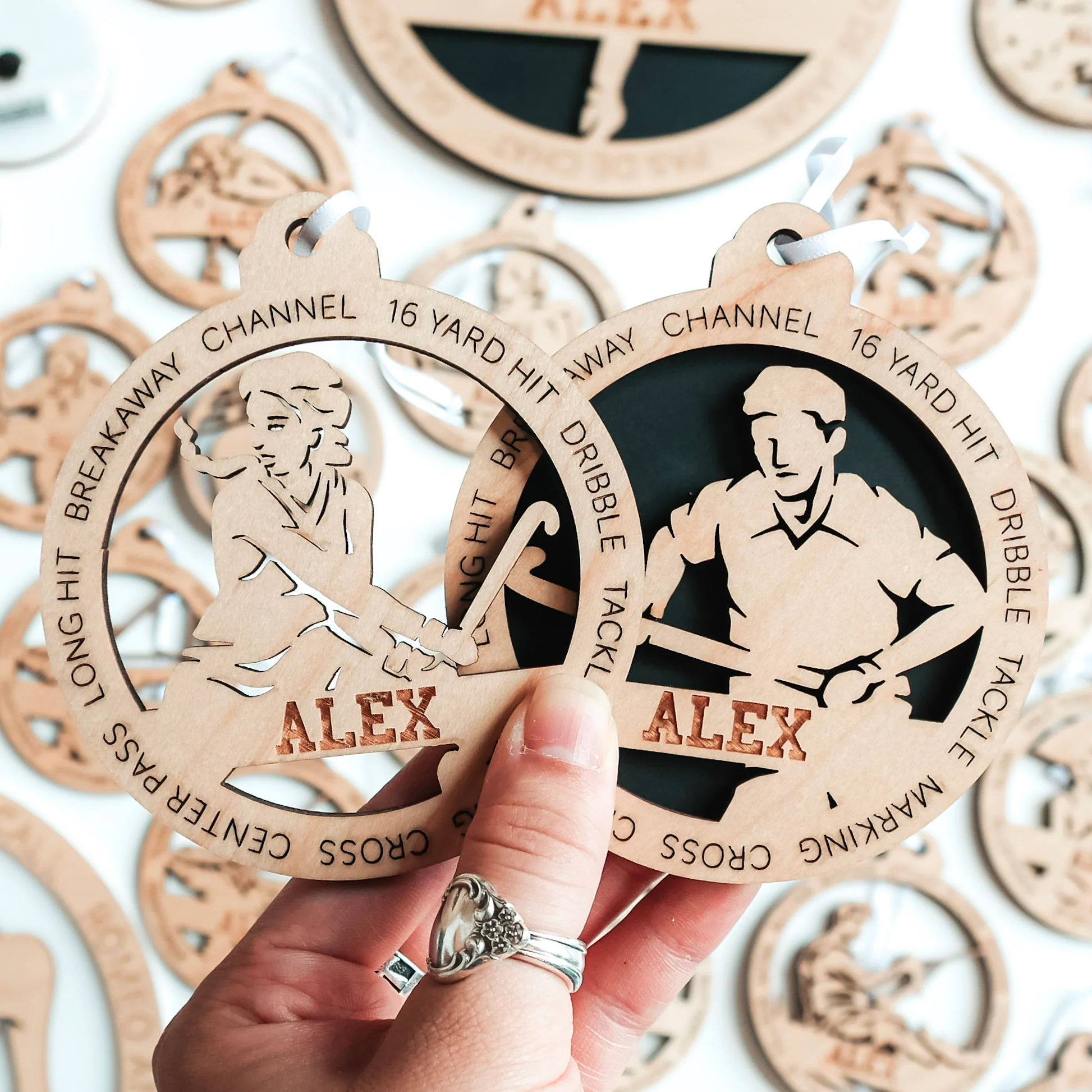 Personalized Team Sport Ornaments (Hockey, Baseball, and 19 More) - Image 19