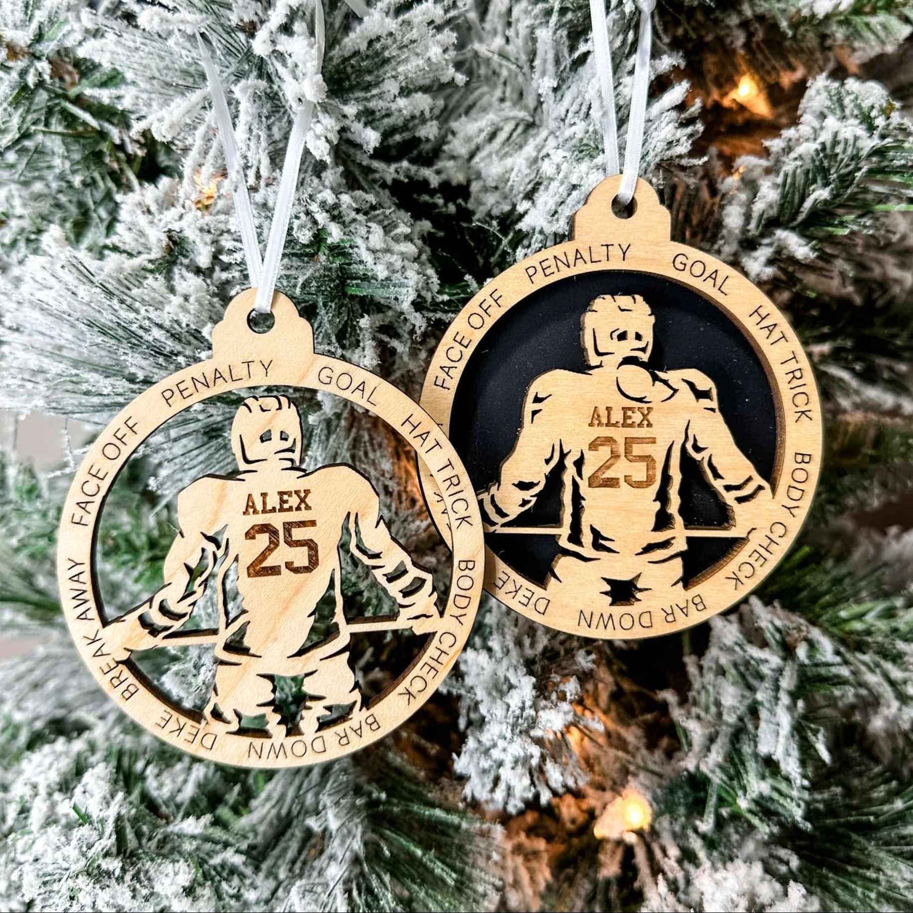 Personalized Team Sport Ornaments (Hockey, Baseball, and 19 More) - Image 2