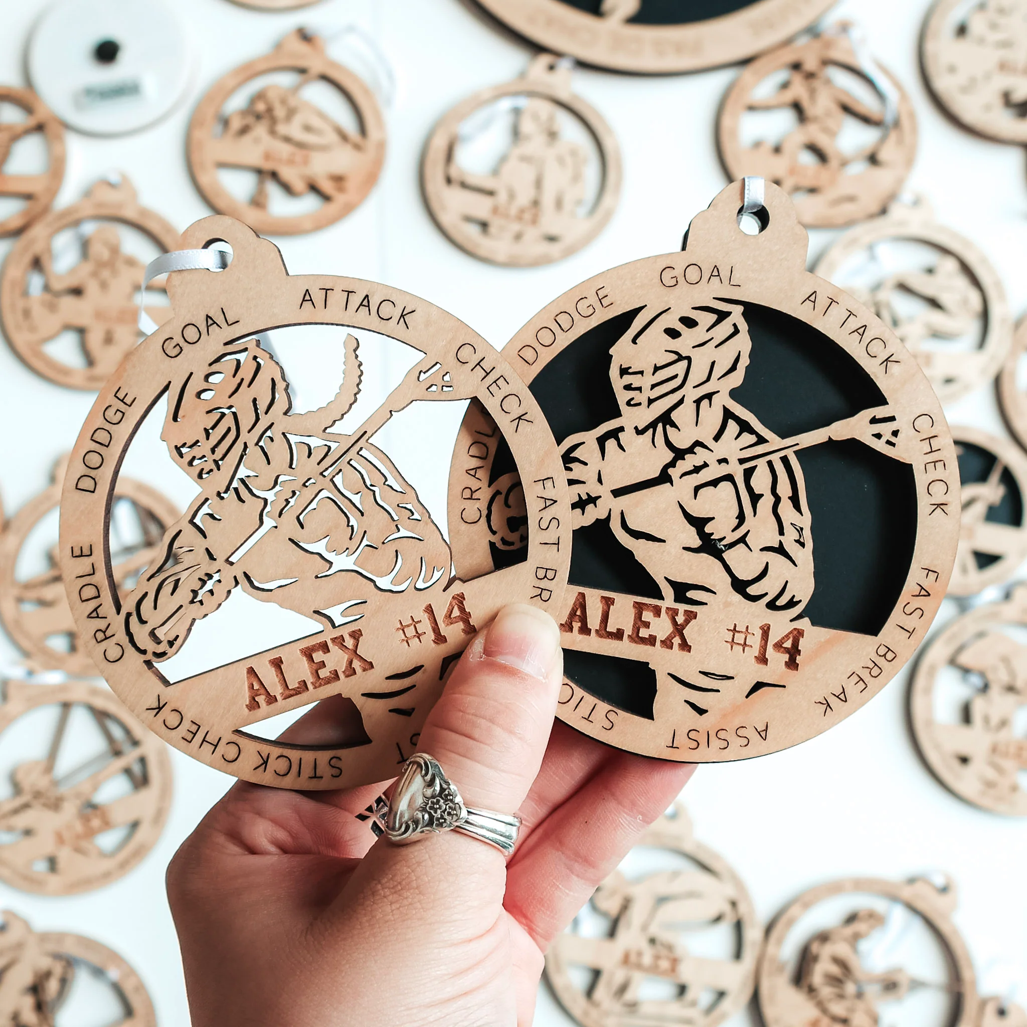 Personalized Team Sport Ornaments (Hockey, Baseball, and 19 More) - Image 26