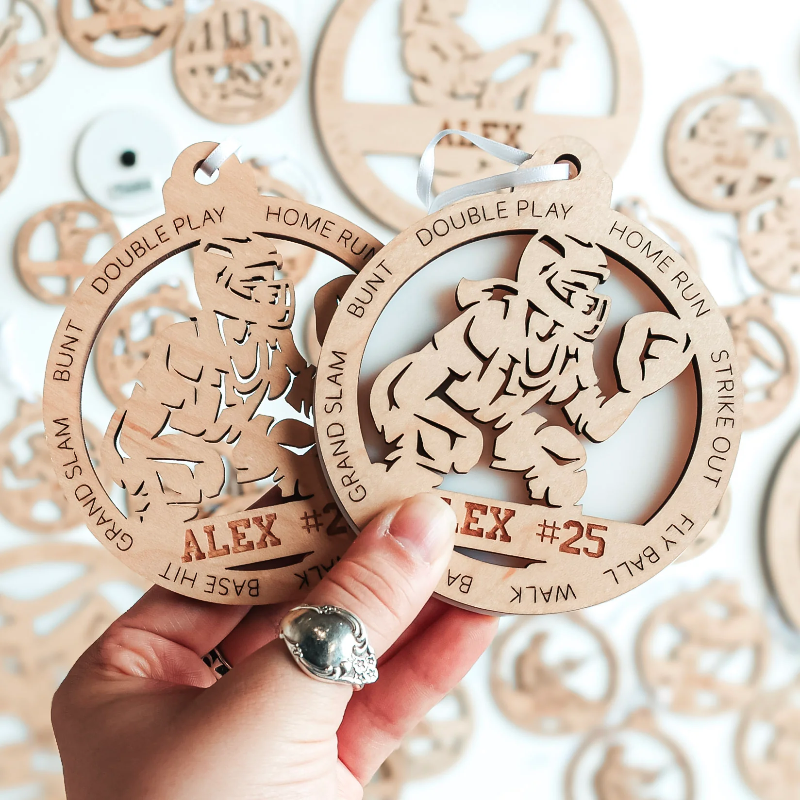 Personalized Team Sport Ornaments (Hockey, Baseball, and 19 More) - Image 7