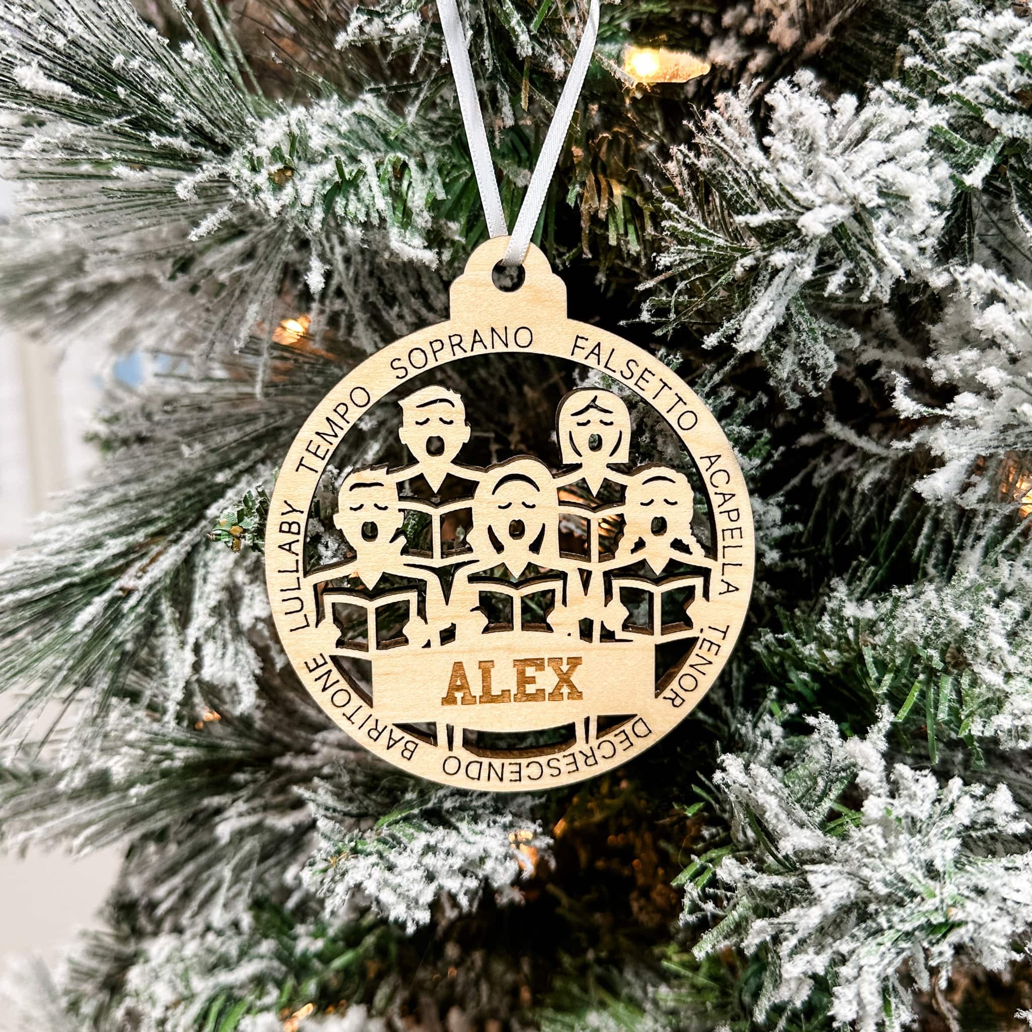Personalized Instrument Ornaments (Piano, Guitar, and 13 Others) - Image 8