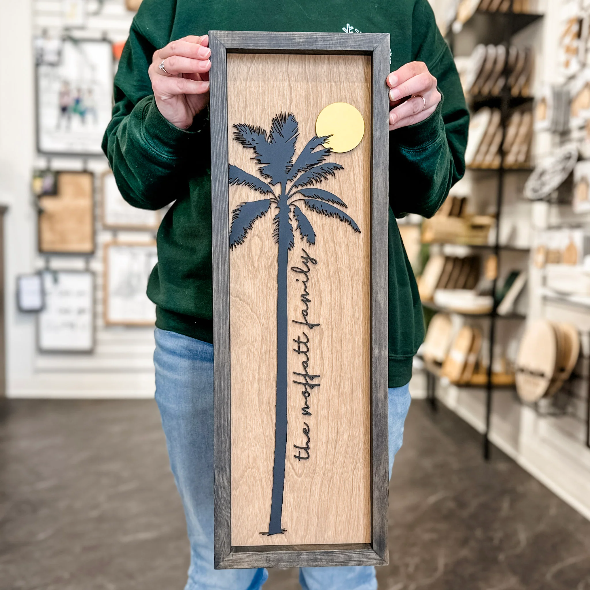 Personalized Palm Tree Name Sign - Image 2