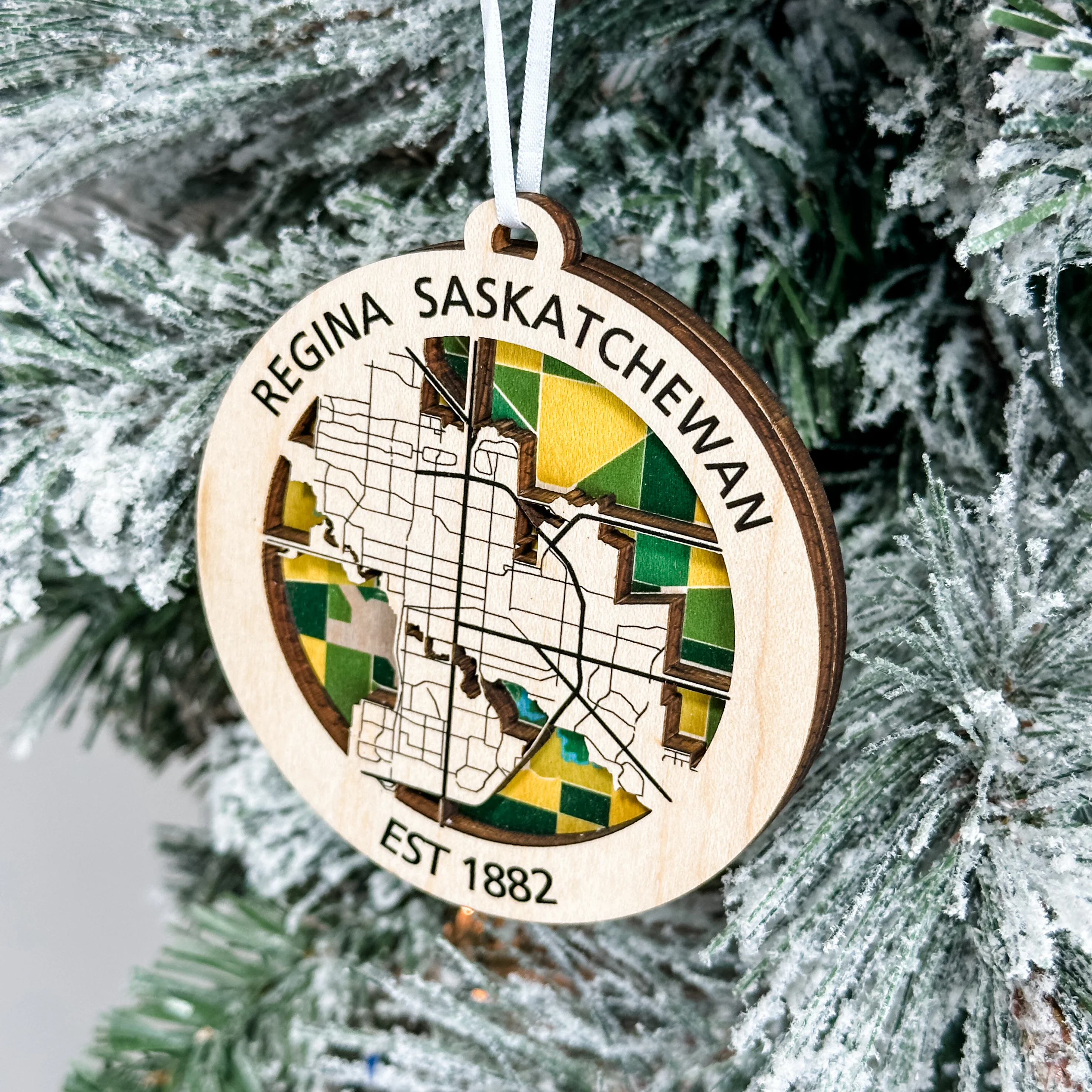 Prairie Cities Patchwork Ornaments - Image 2
