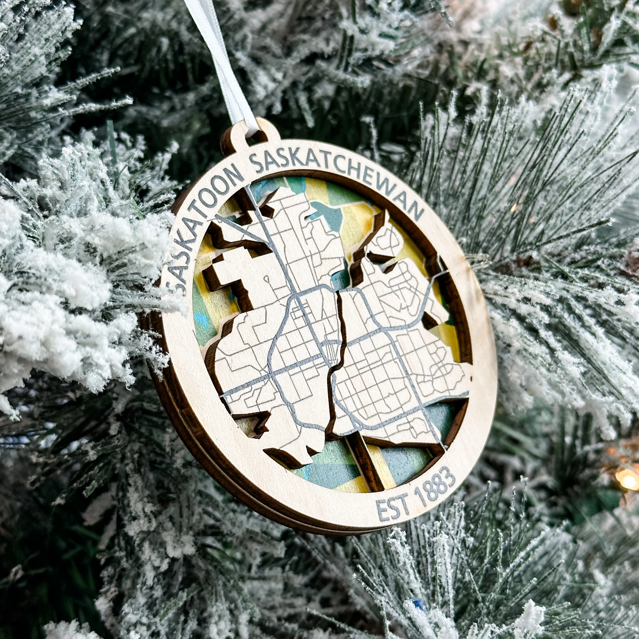 Prairie Cities Patchwork Ornaments - Image 6