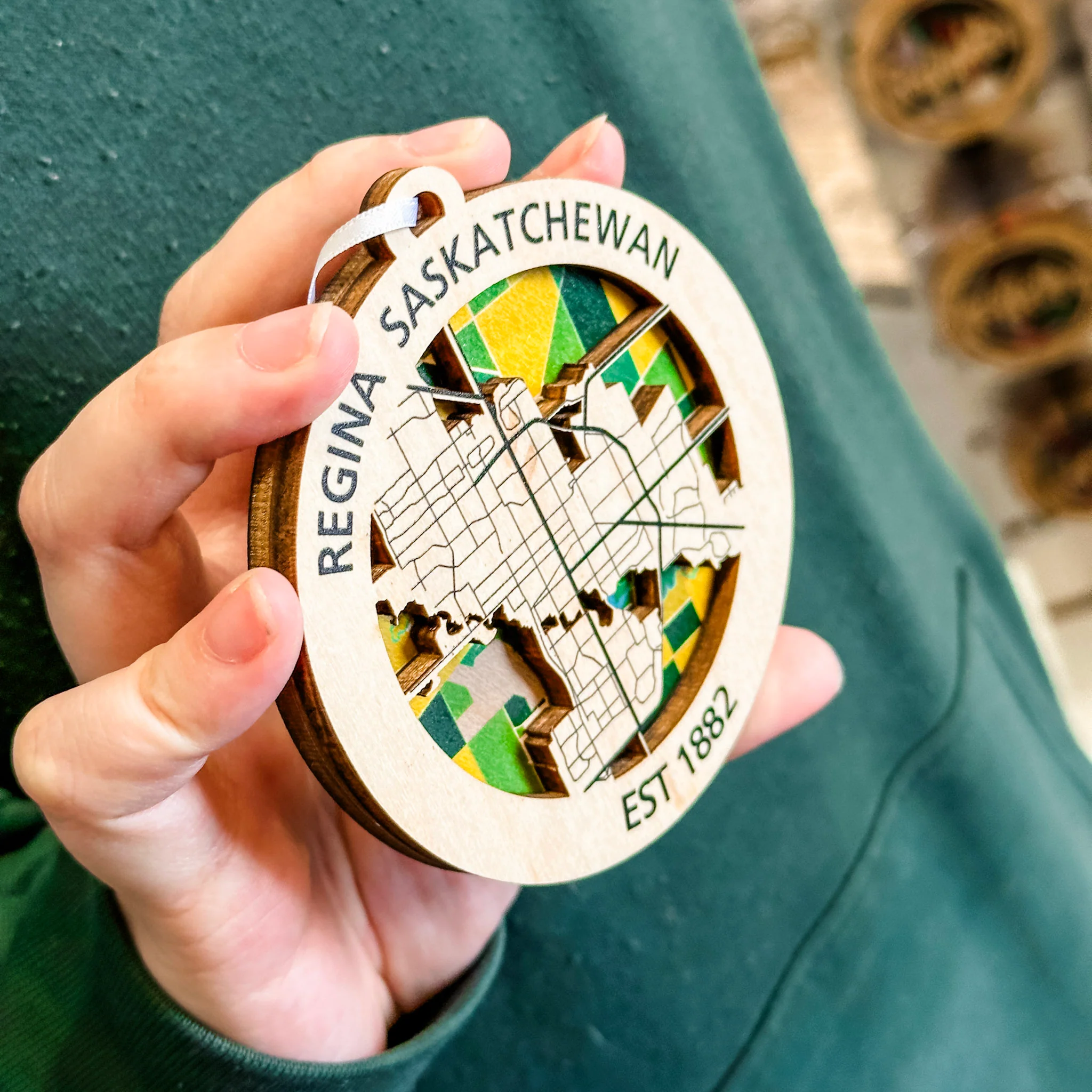 Prairie Cities Patchwork Ornaments - Image 9