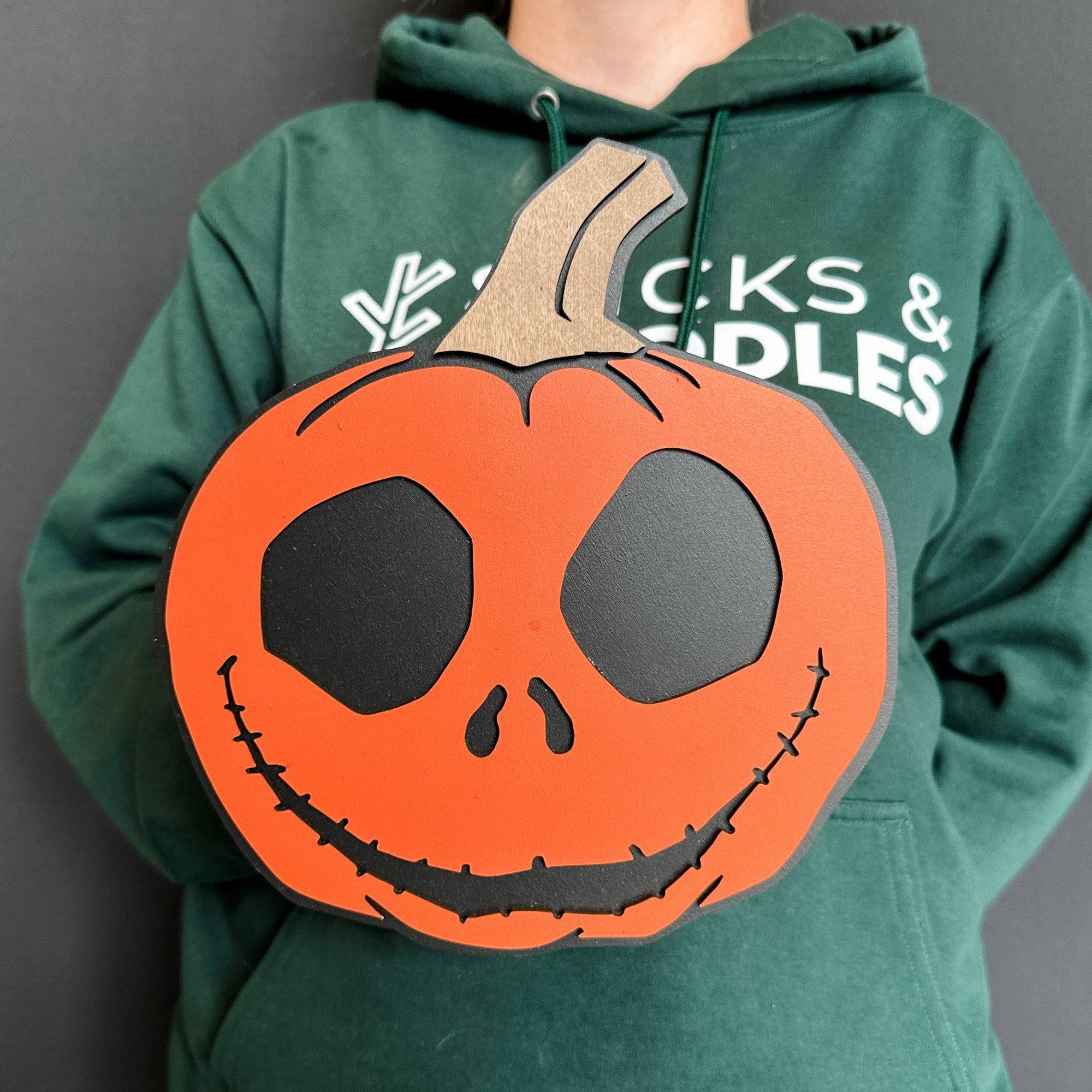 Pumpkin Jack • Layered Wood Ornament or Mini Sign • Halloween Decor & Gifts - Image 7