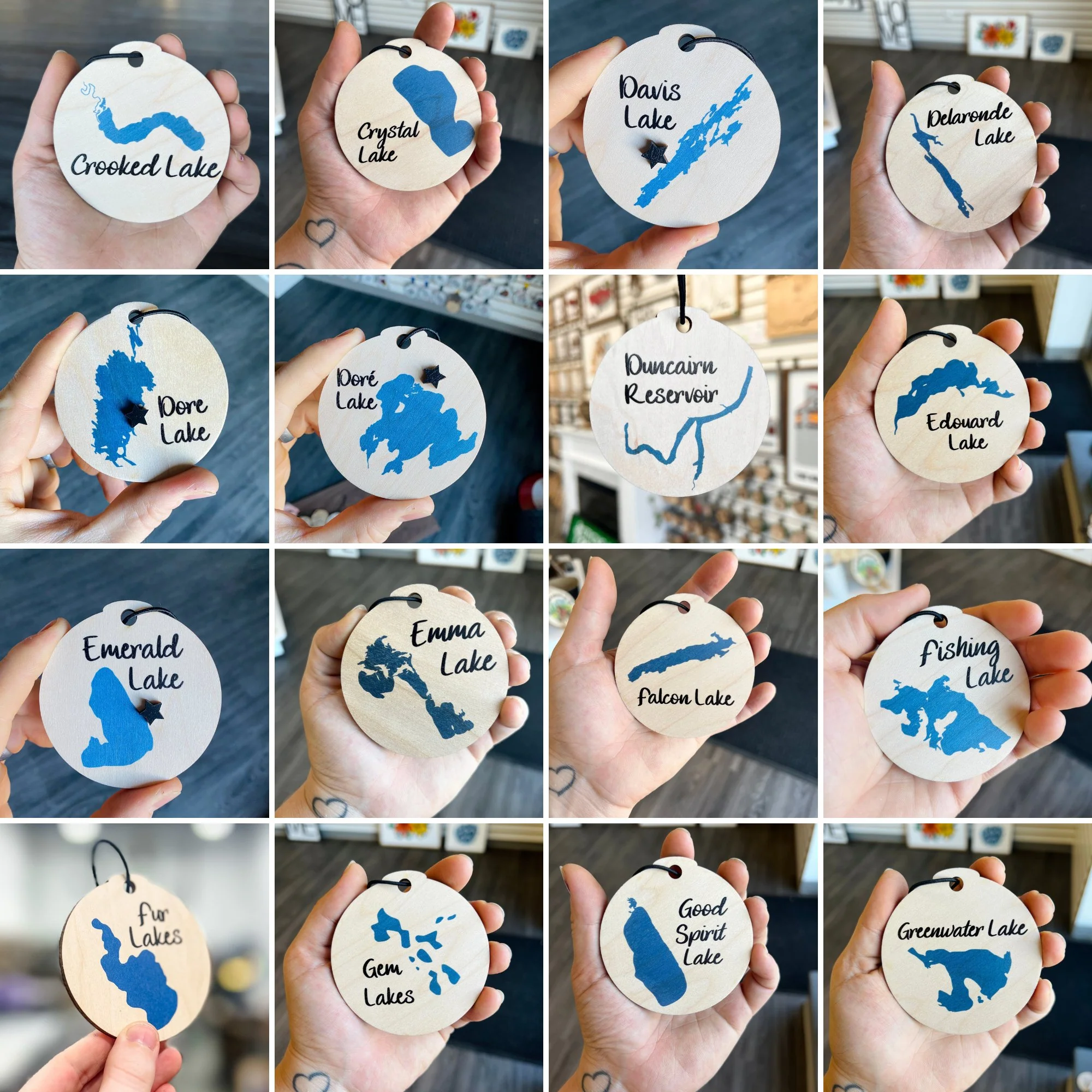 Saskatchewan Lakes Ornaments - Image 9