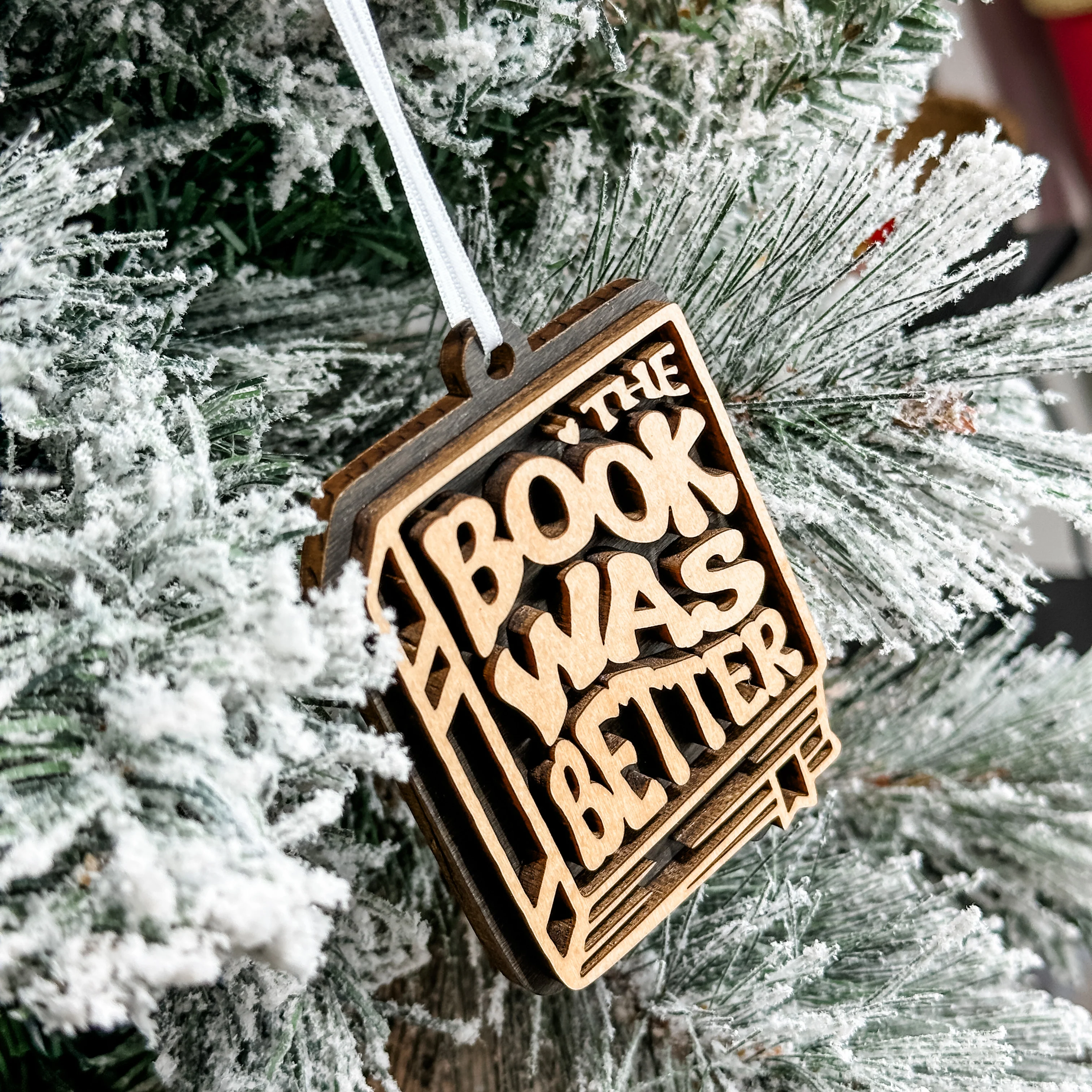 The Book Was Better Ornament - Image 2