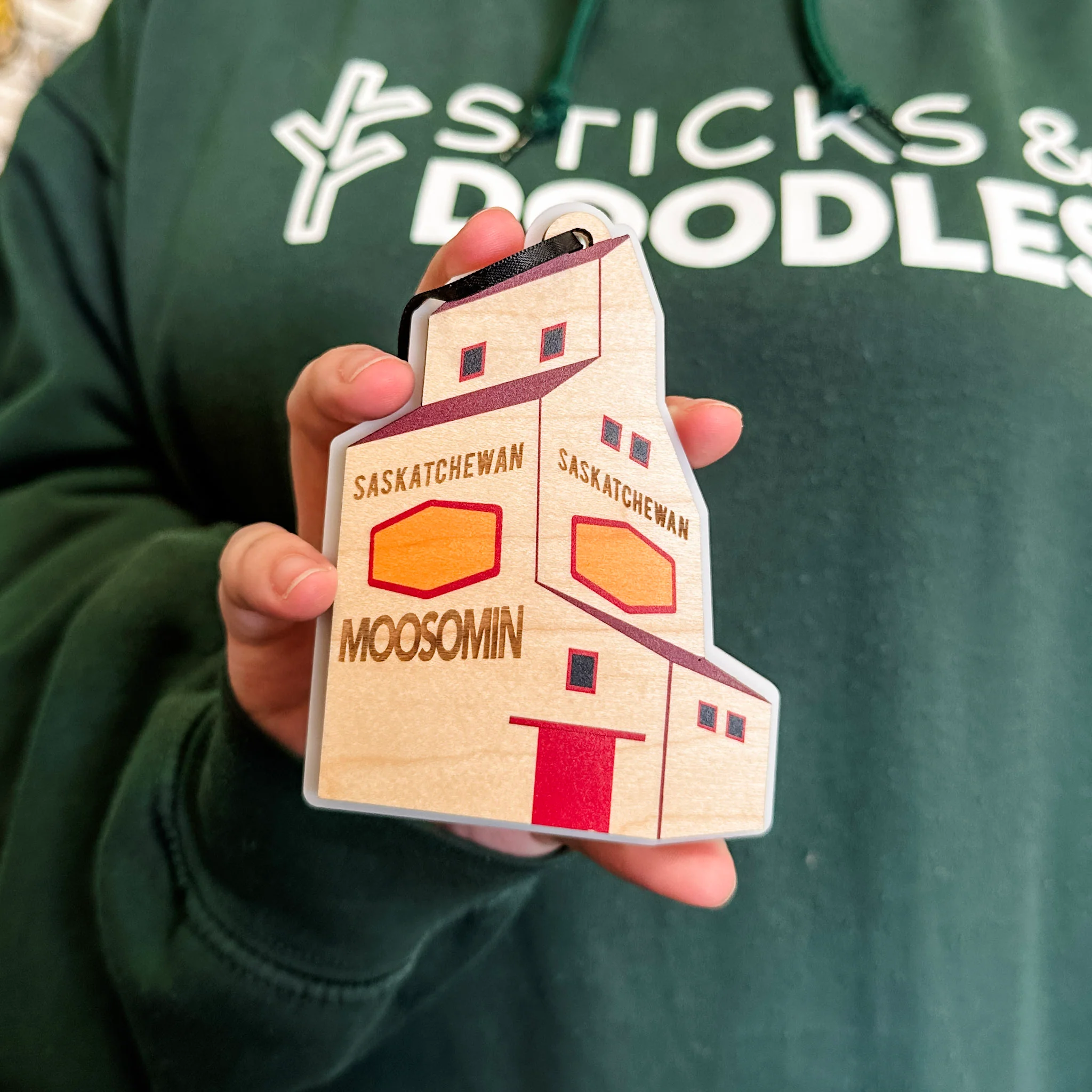 Custom Town Name Grain Elevator Ornaments - Image 4
