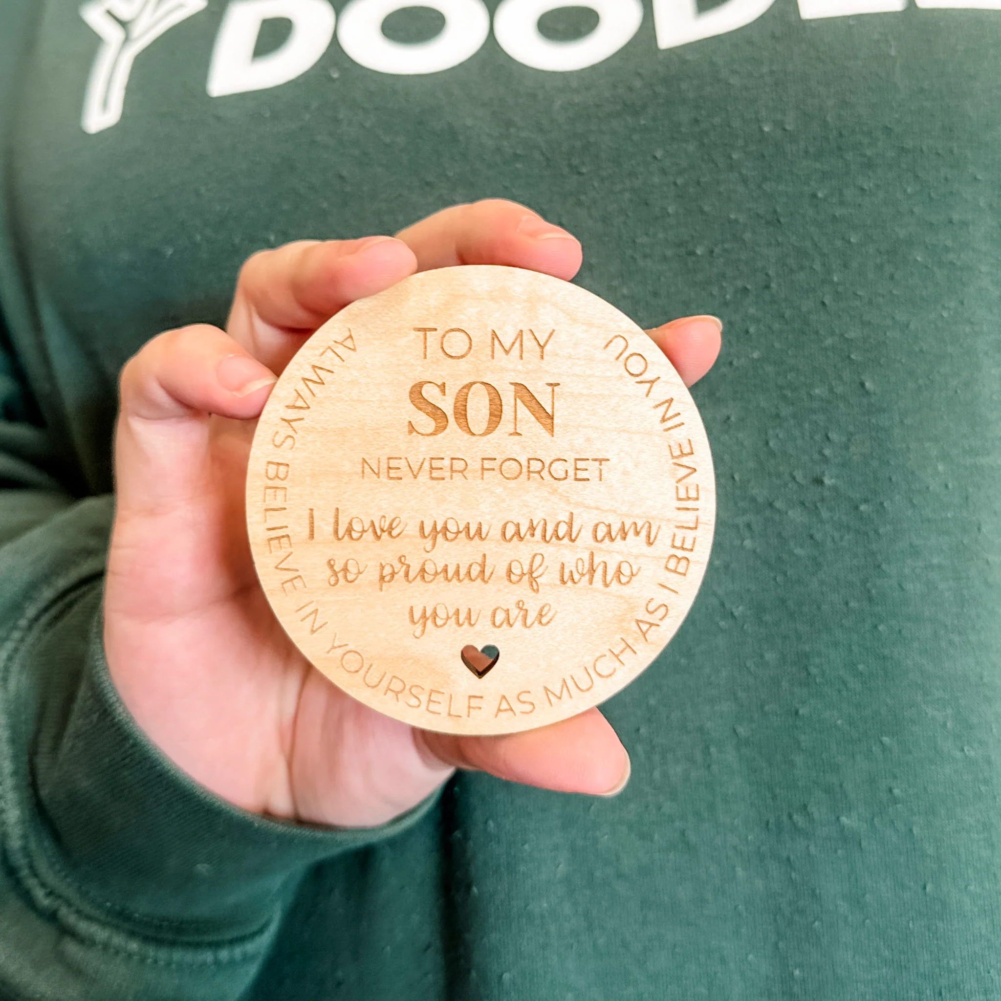 To My Son, Never Forget How Proud We Are of You Ornament - Image 3