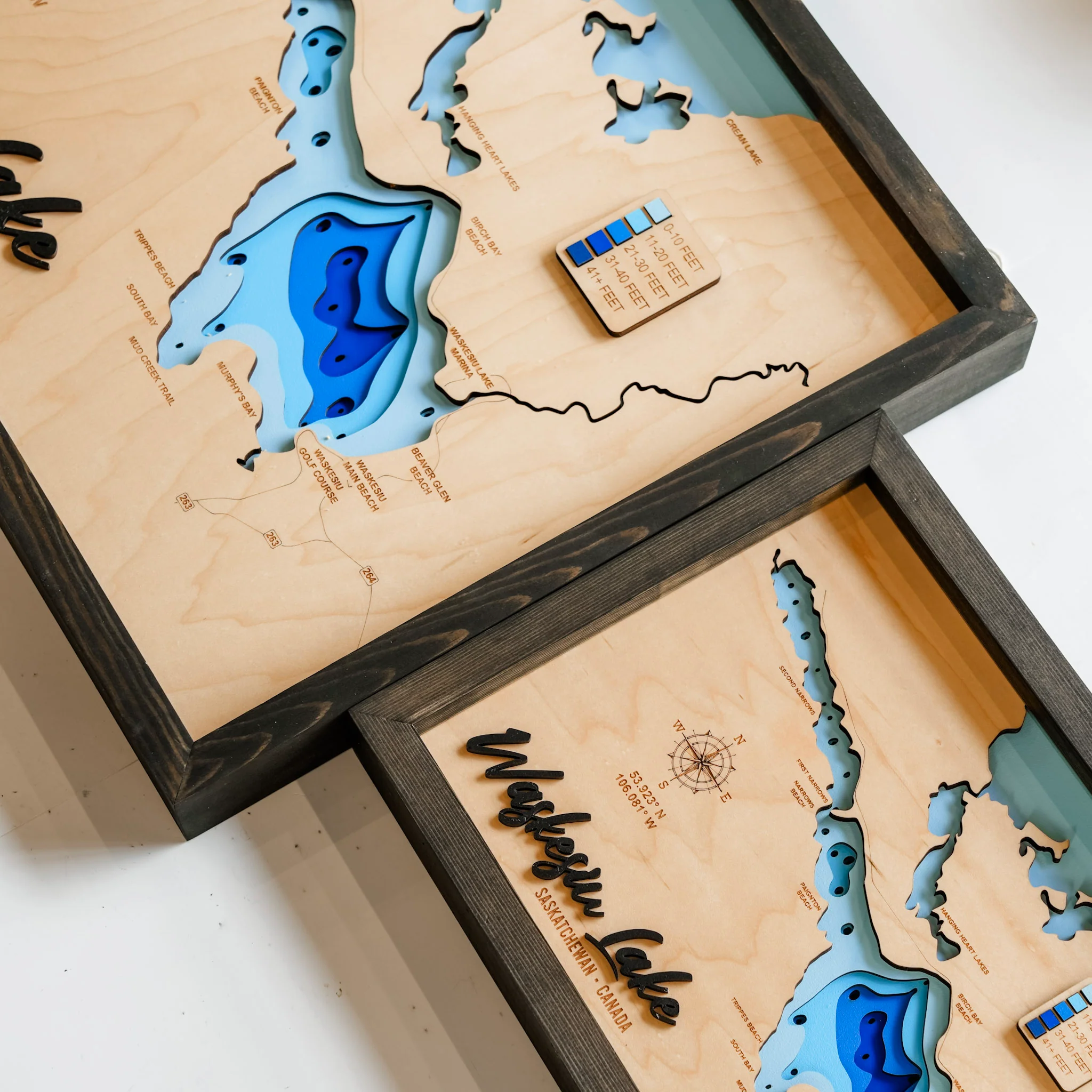Waskesiu Lake 3D Wood Map - Image 10